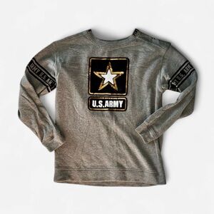 PINK Victoria's Secret Gray Collegiate Collections U.S.Army Sweatshirt XS